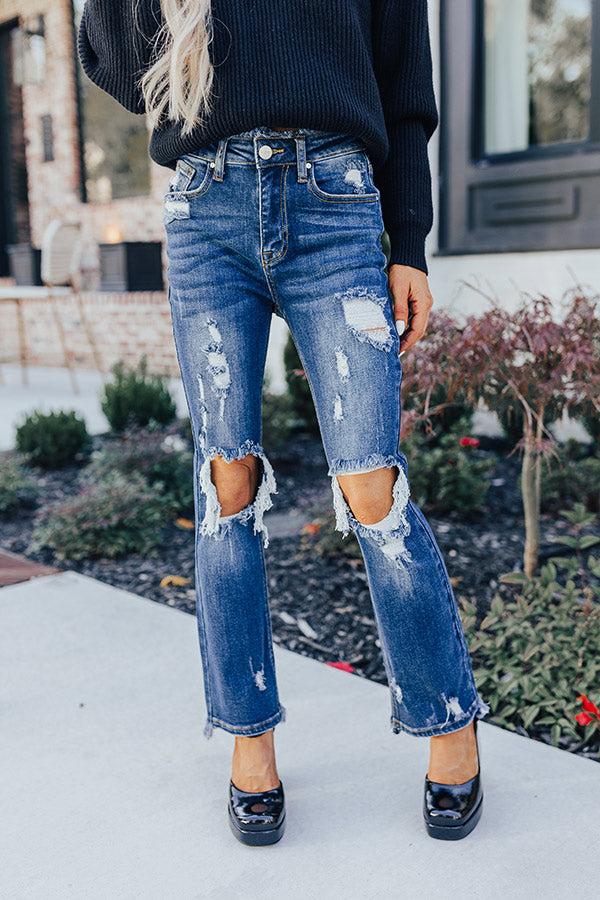 Impressions Risen The Savannah High Waist Distressed Jean