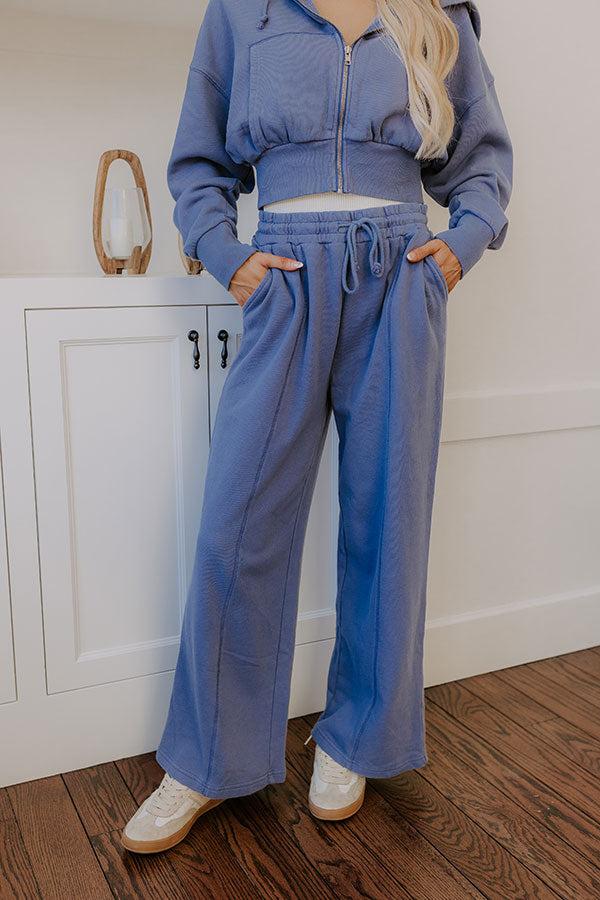 Impressions Road Trip Ready High Waist Vintage Wash Pants In Riverside