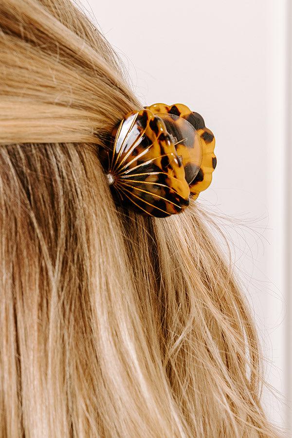 Impressions Seashells And Sunshine Hair Claw Clip In Tortoiseshell