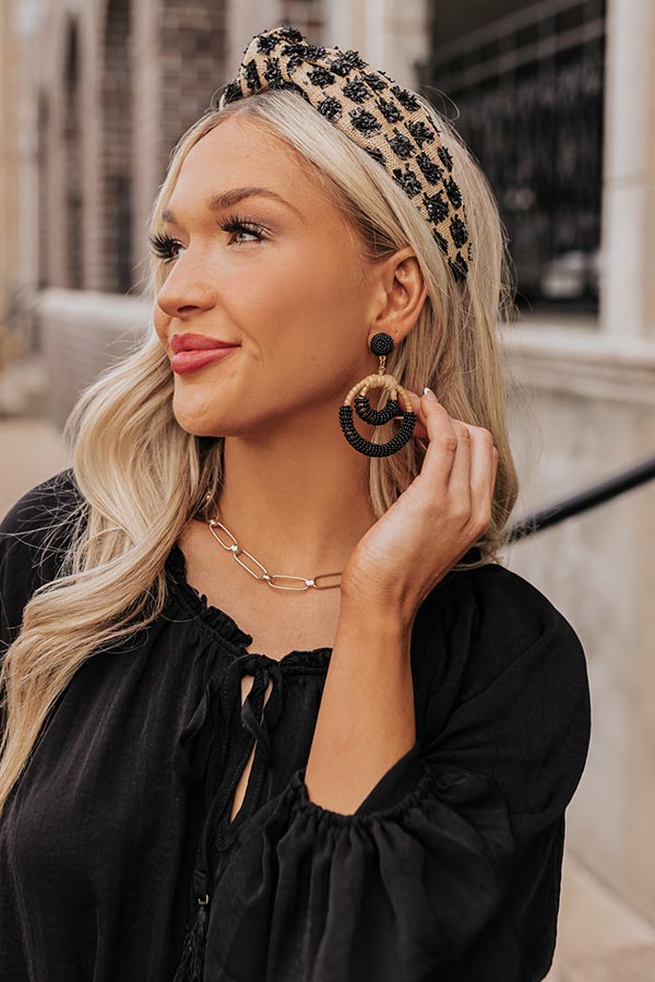 Impressions Seaside Soiree Beaded Earrings In Black