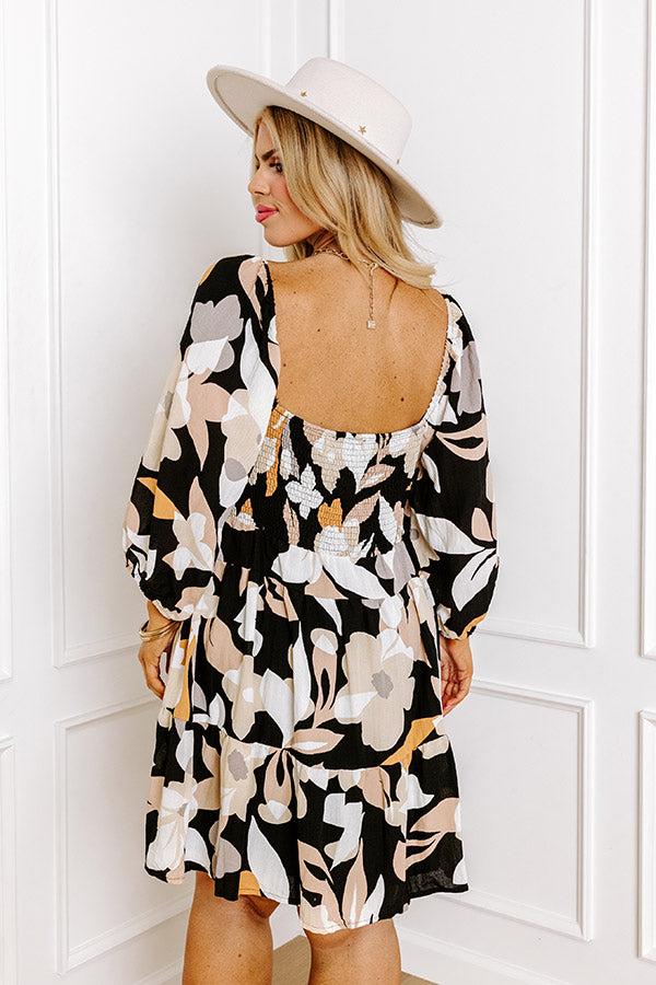 Impressions Sending Love To You Floral Mini Dress Curves