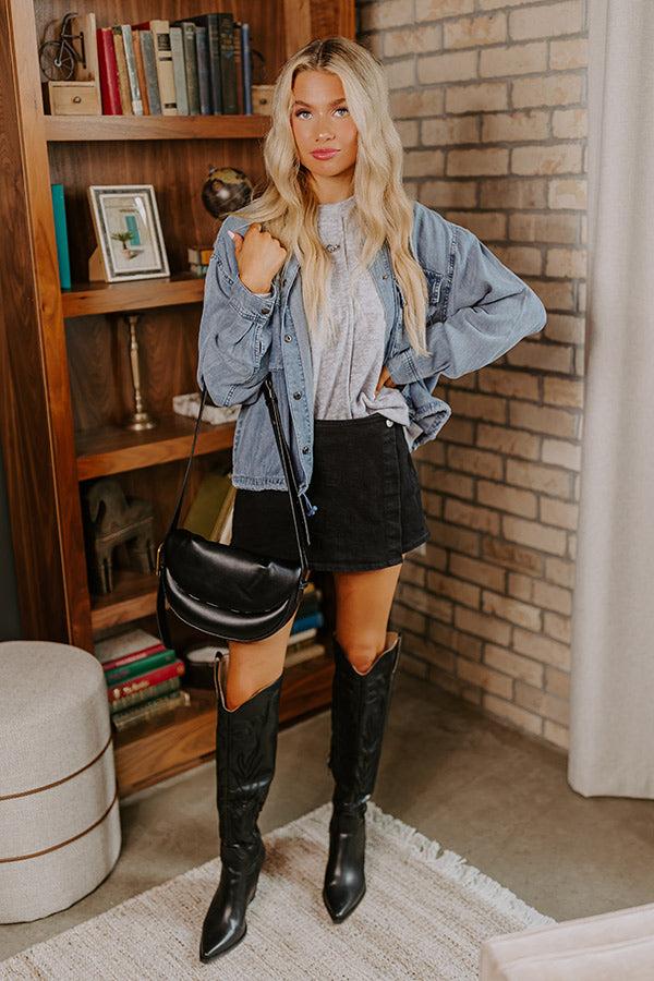 Impressions Setting Records Lightweight Chambray Jacket