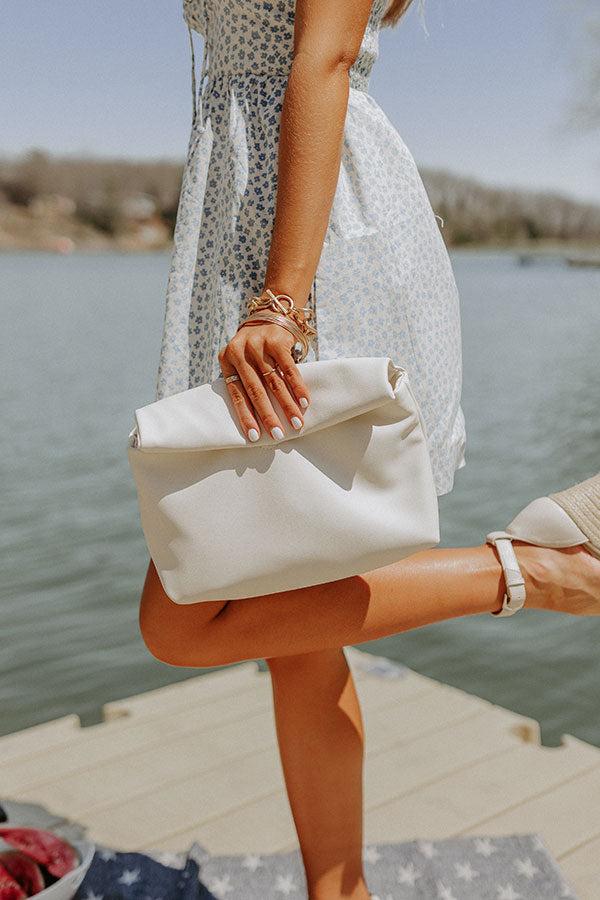 Impressions Show You Around Faux Leather Crossbody In Stone