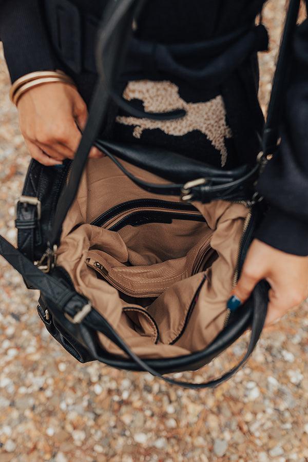 Impressions Simply Grand Faux Leather Tote In Black