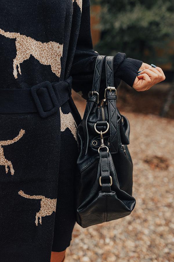 Impressions Simply Grand Faux Leather Tote In Black