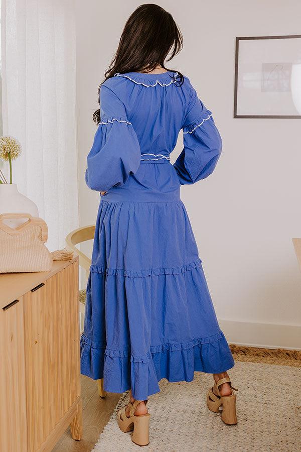 Impressions Small Town Charisma Button Down Maxi Dress