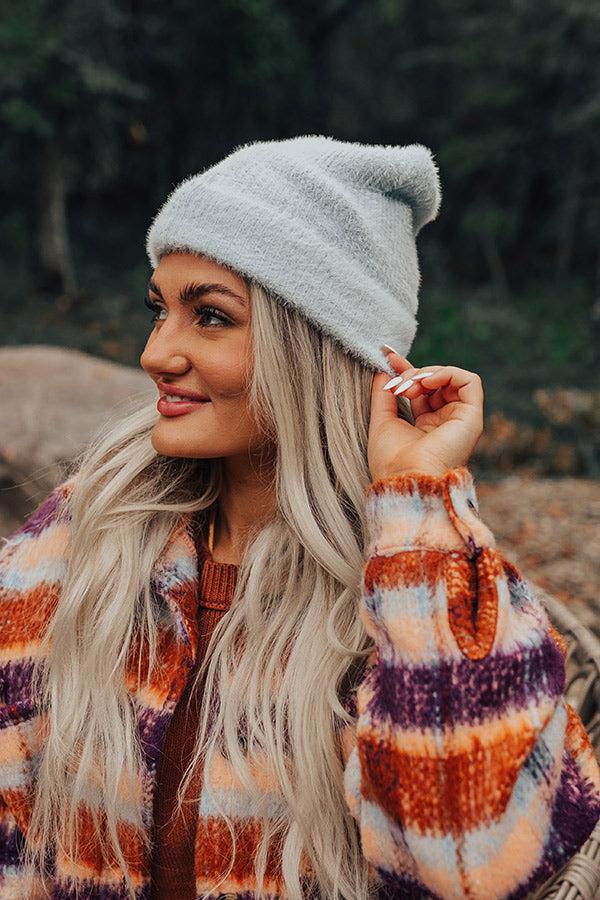 Impressions Snowy Afternoon Ultra Soft Beanie in Sky Blue