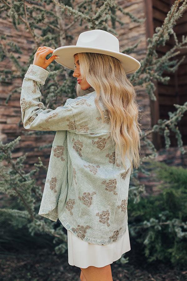 Impressions Soho Sleek Vintage Wash Corduroy Jacket