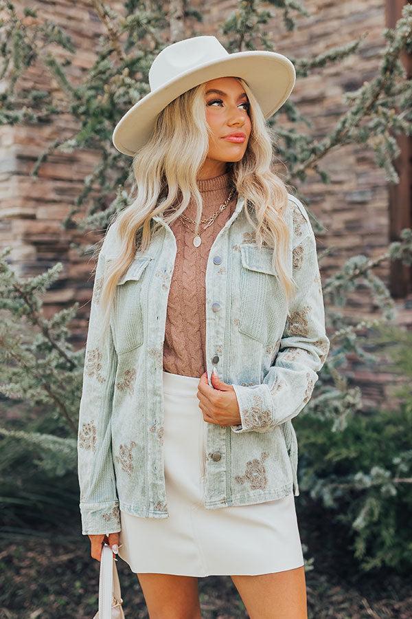 Impressions Soho Sleek Vintage Wash Corduroy Jacket