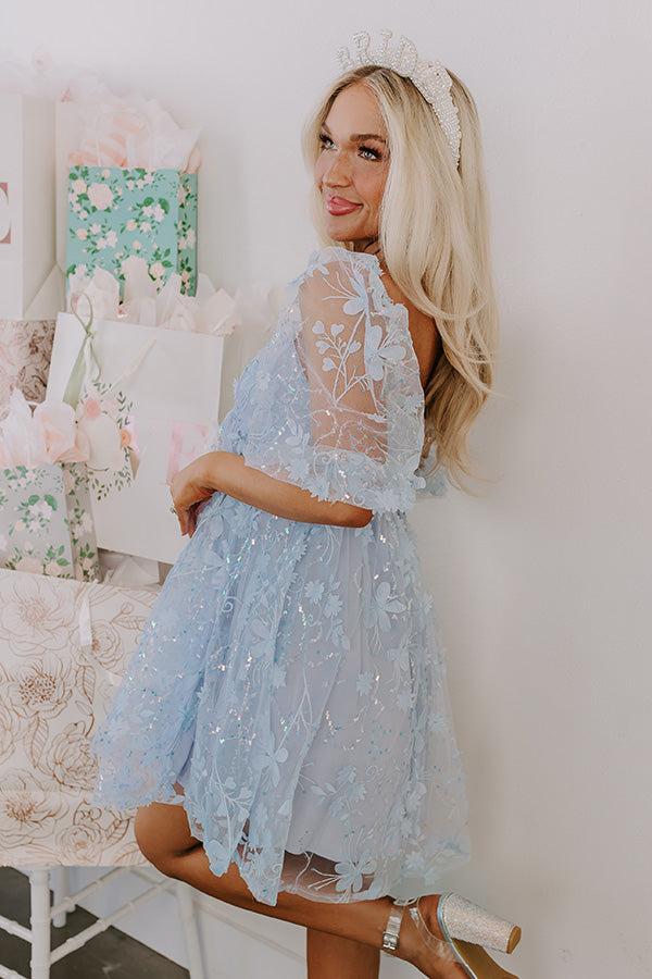 Impressions Southern Beauty Floral Babydoll Mini Dress