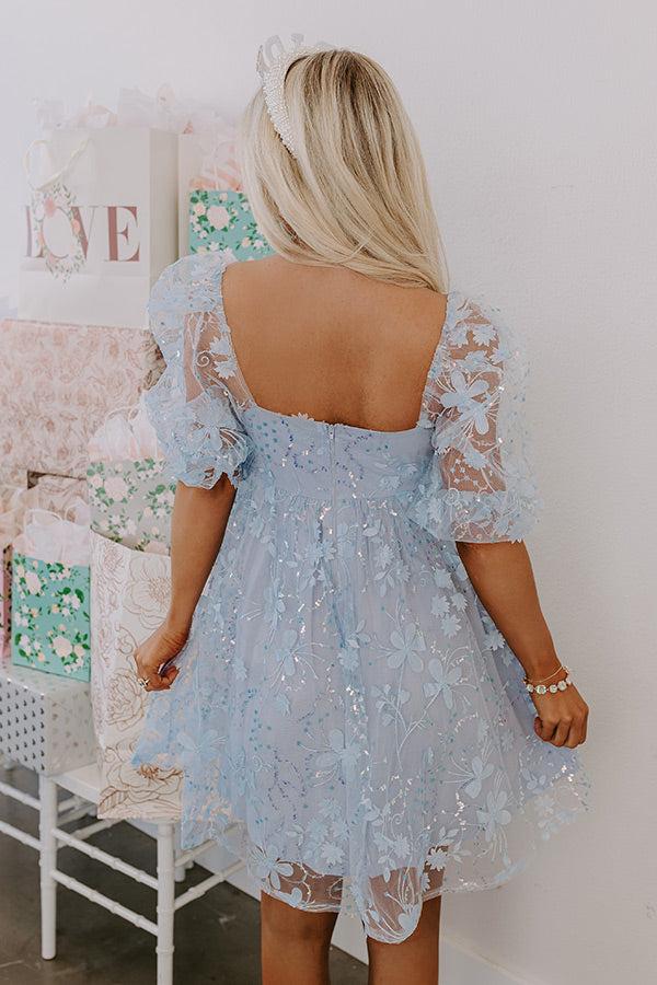 Impressions Southern Beauty Floral Babydoll Mini Dress