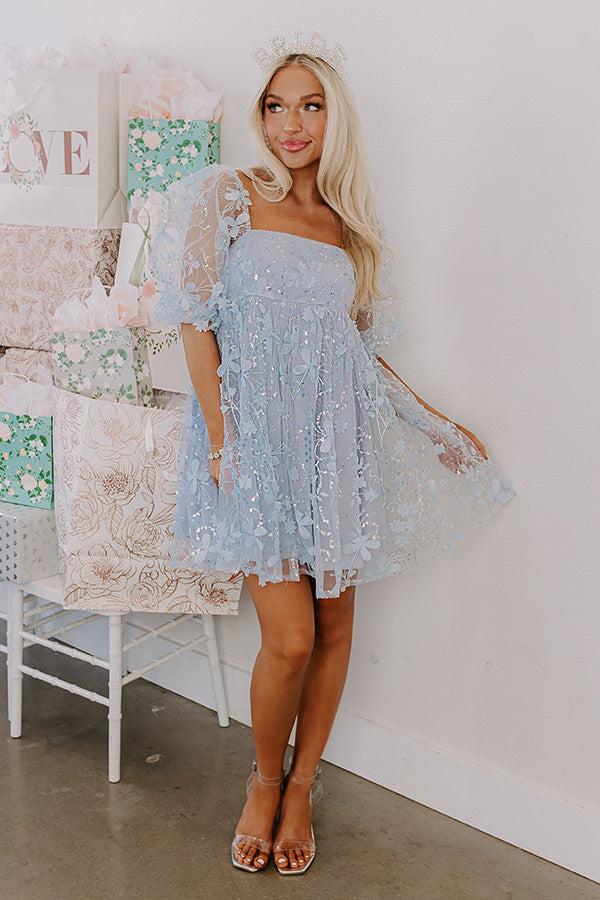 Impressions Southern Beauty Floral Babydoll Mini Dress