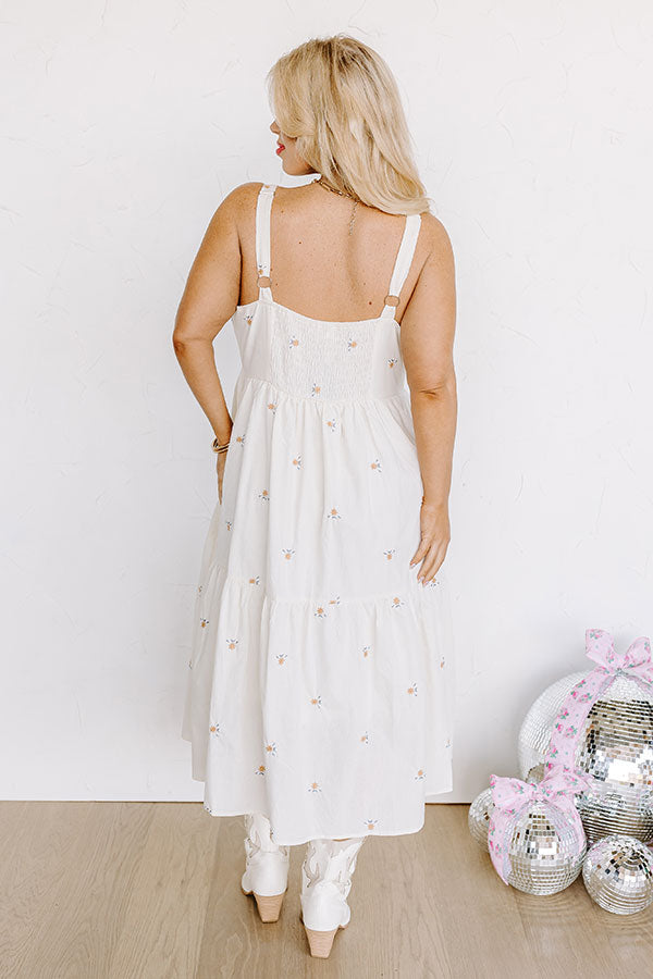 Impressions Southern Sunsets Embroidered Midi Curves