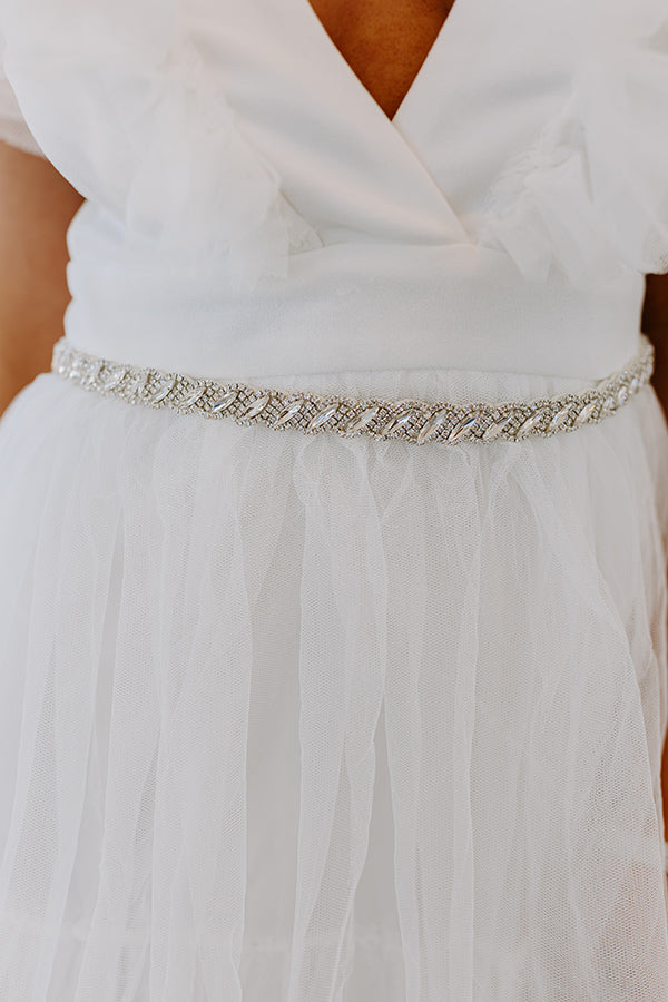 Impressions Sparkle Avenue Embellished Ribbon Belt/Headband