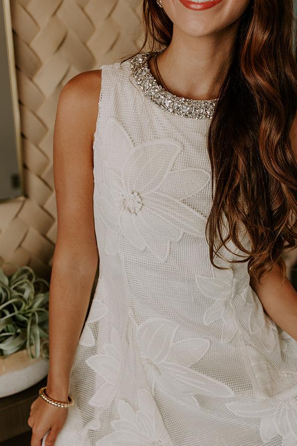 Impressions Sparks Fly Rhinestone Embellished Mini Dress