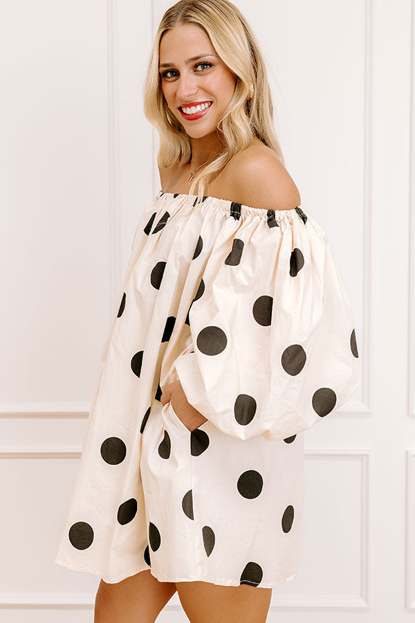 Impressions Spotted In Soho Off Shoulder Mini Dress