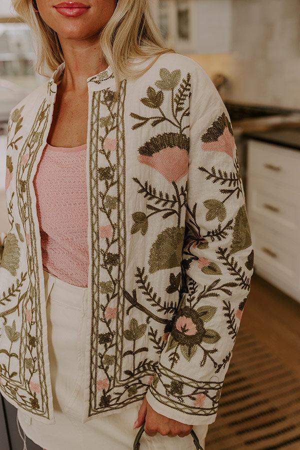 Impressions Strolling Down Haight-Ashbury Street Embroidered Jacket