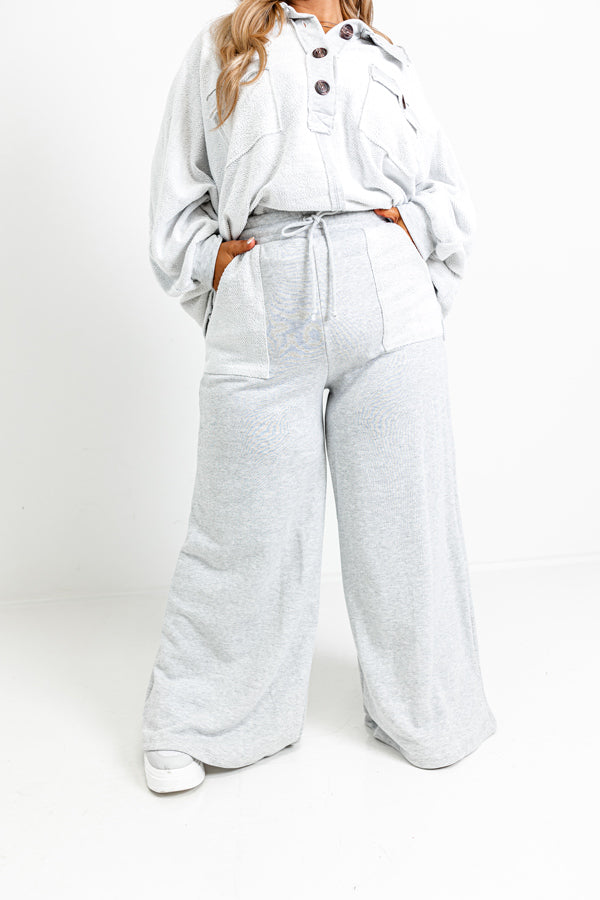 Impressions Sunday Slow Down High Waist Pants Curves