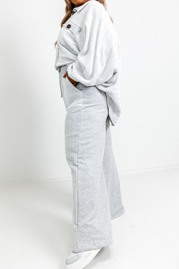 Impressions Sunday Slow Down High Waist Pants Curves