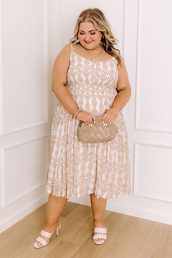 Impressions Sunkissed Silhouettes Floral Midi Curves