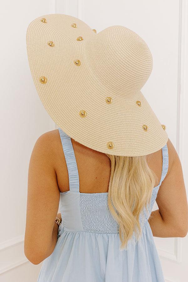 Impressions Sunny Horizon Raffia Woven Sun Hat In Natural