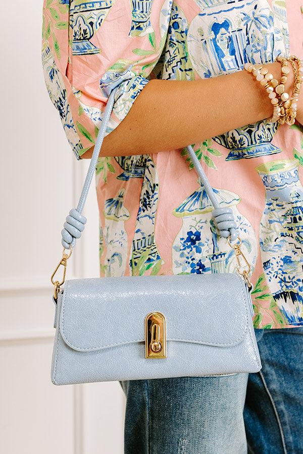 Impressions Sweet Energy Faux Leather Purse in Airy Blue