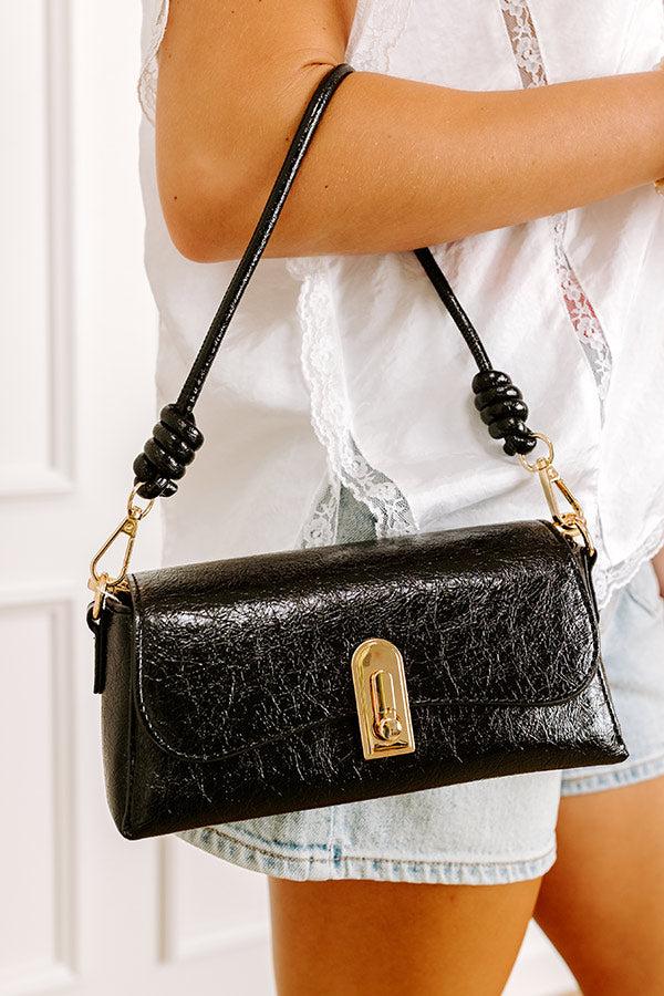 Impressions Sweet Energy Faux Leather Purse In Black