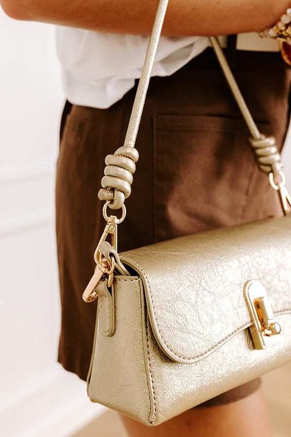 Impressions Sweet Energy Faux Leather Purse In Gold