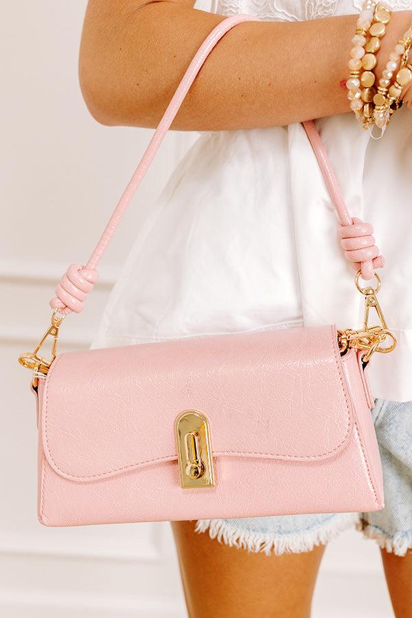 Impressions Sweet Energy Faux Leather Purse In Pink