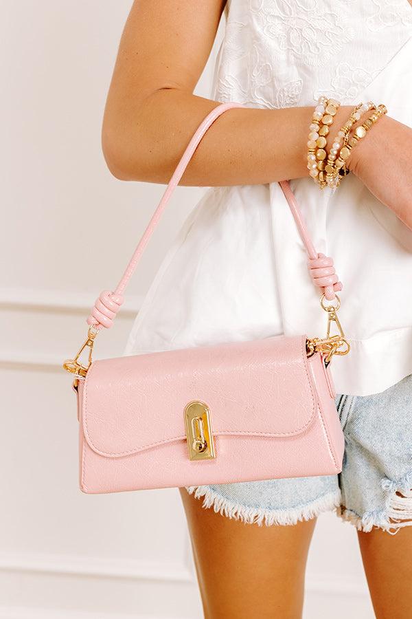 Impressions Sweet Energy Faux Leather Purse in Pink