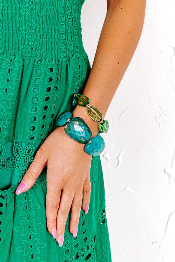 Impressions Take Me To Cabo Bracelet Set In Turquoise
