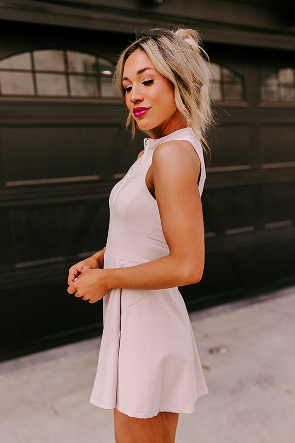 Impressions Tennis And Tonic Athletic Dress In Light Birch