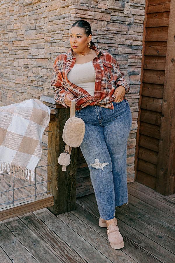 Impressions The Adeline High Waist Wide Leg Jean Curves