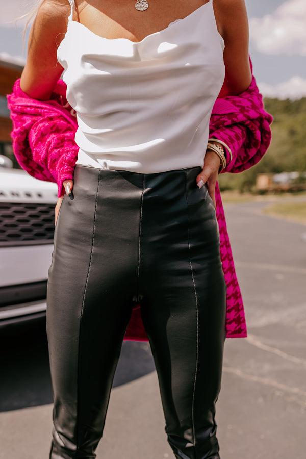 Impressions The Beebee High Waist Faux Leather Legging