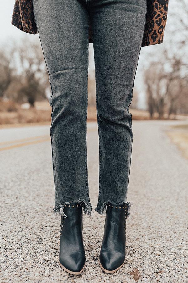 Impressions The Booker Faux Leather Bootie In Black