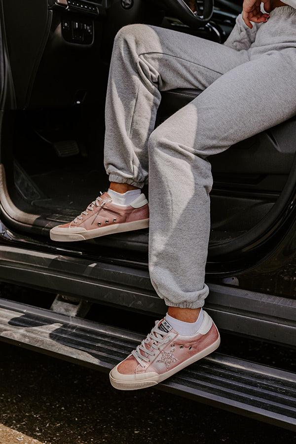 Impressions The Brinly Vintage Faux Leather Sneaker In Pink