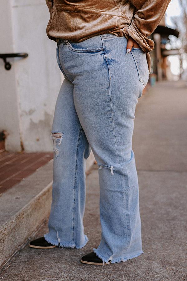 Impressions The Cailyn High Waist Straight Leg Jean Curves