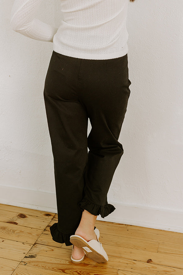 Impressions The Cordelia High Waist Crop Jean In Black