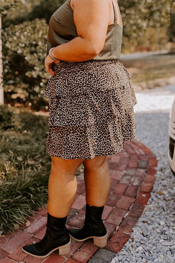 Impressions The Emily High Waist Tiered Mini Skirt Curves