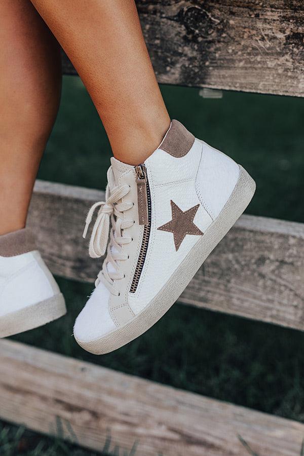 Impressions The Eras Vintage Faux Leather Sneaker In White