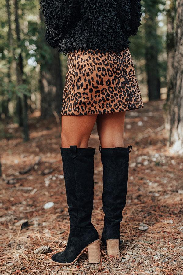 Impressions The Gracelynn Faux Suede Thigh High Boot In Black