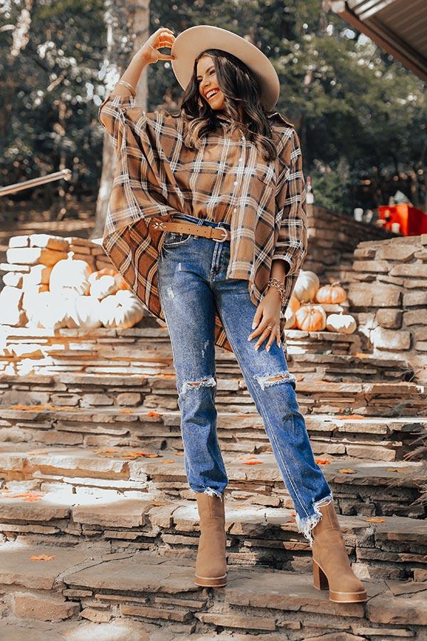 Impressions The Griffen High Waist Distressed Ankle Jean