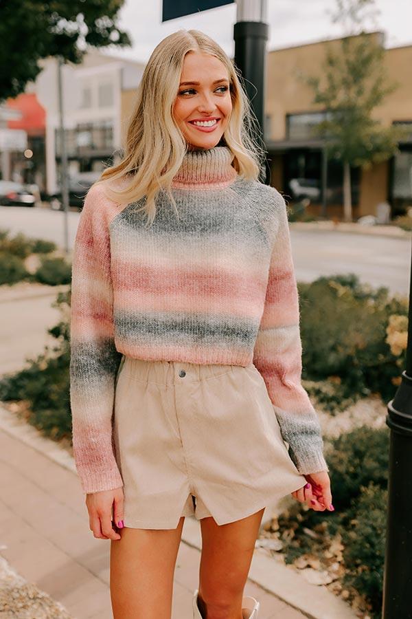 Impressions The Hubbard High Waist Corduroy Shorts In Beige