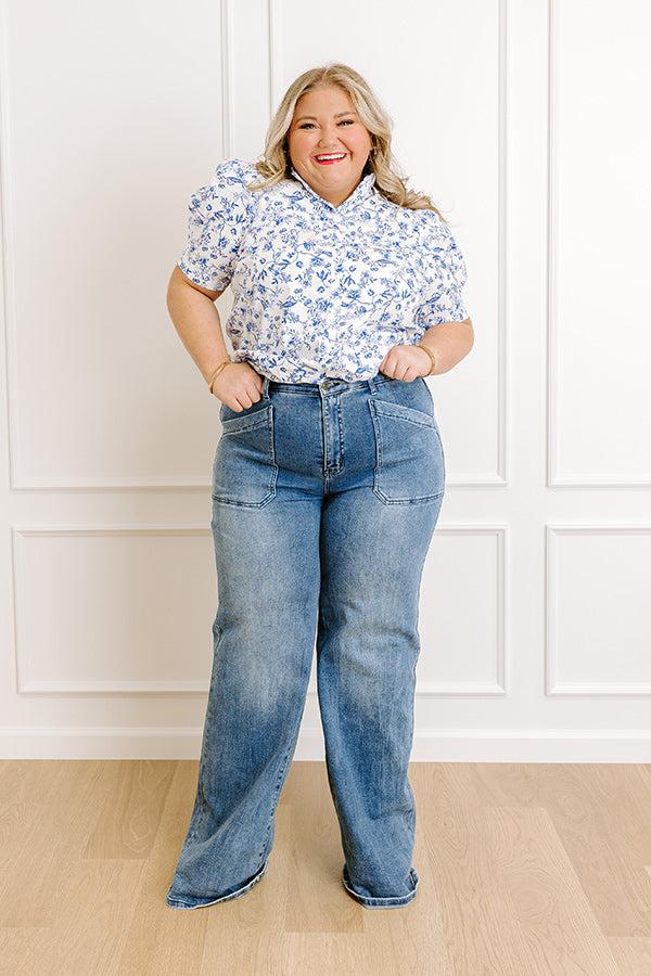 Impressions The Juniper Midrise Wide Leg Jean Curves