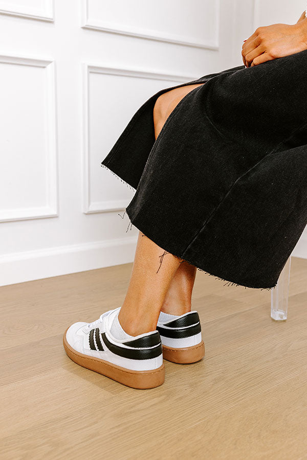 Impressions The Kimberly Faux Leather Sneaker In White