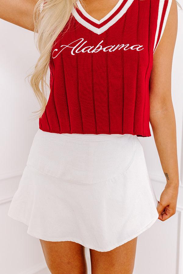 Impressions The Lana High Waist Denim Skort In Ivory