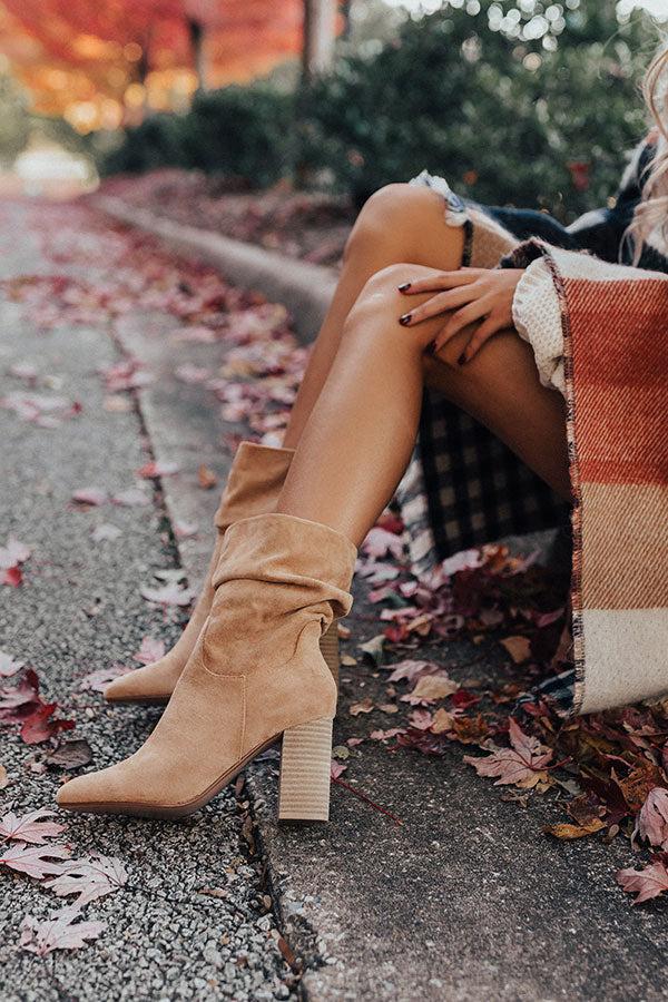 Impressions The Laurette Ankle Bootie In Iced Mocha