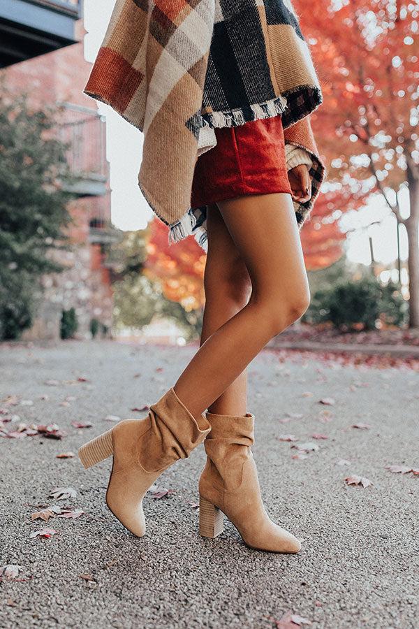 Impressions The Laurette Ankle Bootie In Iced Mocha