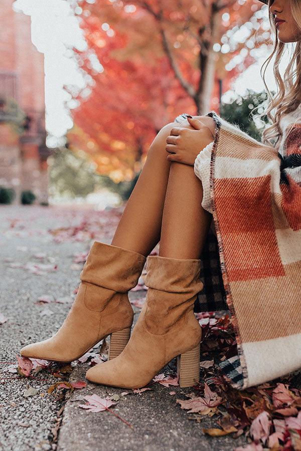 Impressions The Laurette Ankle Bootie In Iced Mocha