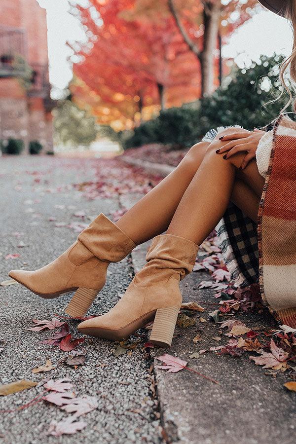Impressions The Laurette Ankle Bootie In Iced Mocha